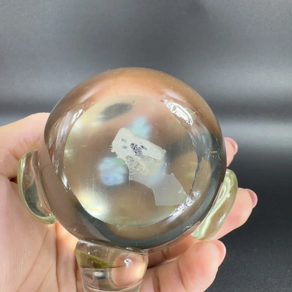 Glass Elephant clear round